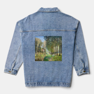 Alfred Sisley - Ruhe am Bach Jeansjacke