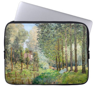 Alfred Sisley - Ruhe am Bach Laptopschutzhülle