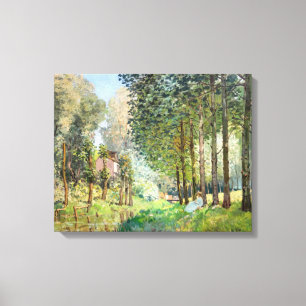Alfred Sisley - Ruhe am Bach Leinwanddruck