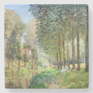 Alfred Sisley - Ruhe am Bach Steinuntersetzer