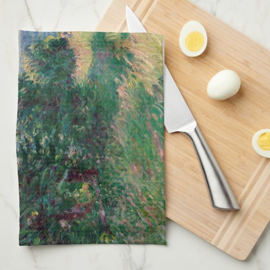 Alfred Sisley - Sahurs Meadows in Morning Sun Geschirrtuch (Viertel Falte)