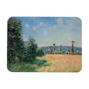 Alfred Sisley - Sahurs Meadows in Morning Sun Magnet