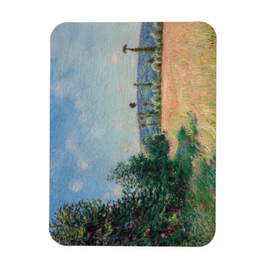 Alfred Sisley - Sahurs Meadows in Morning Sun Magnet (Vertikal)