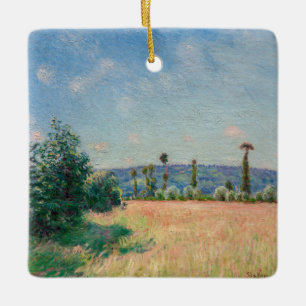 Alfred Sisley - Sahurs Wiesen im Morgenlicht Keramikornament