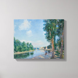 Alfred Sisley - Saint-Mammes. June Sunshine Leinwanddruck