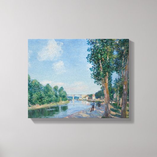 Alfred Sisley - Saint-Mammes. June Sunshine Leinwanddruck (Vorderseite)