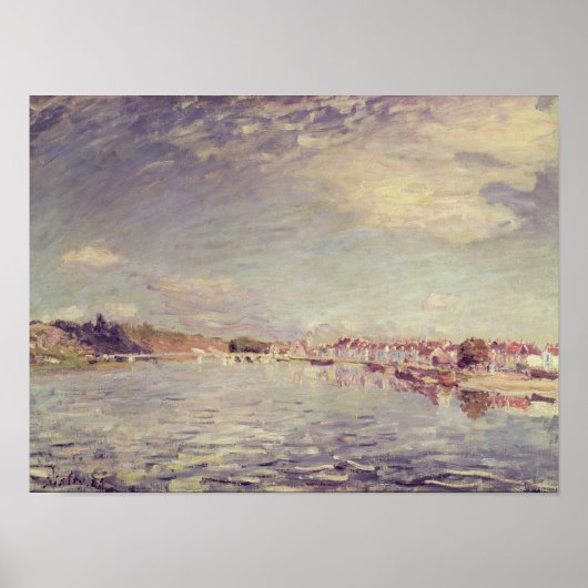 Alfred Sisley | Saint-Mammes Poster (Vorne)