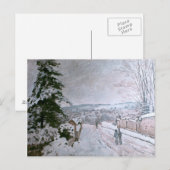 ALFRED SISLEY - SCHNEE BEI LOUVECIENNES POSTKARTE (Vorne/Hinten)