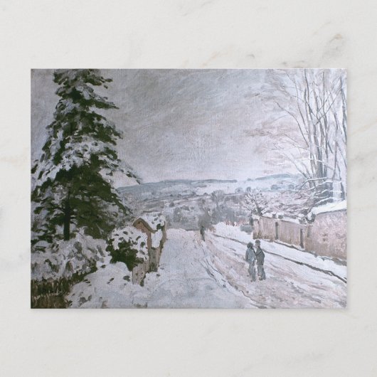 ALFRED SISLEY - SCHNEE BEI LOUVECIENNES POSTKARTE (Vorderseite)