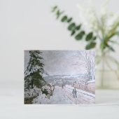 ALFRED SISLEY - SCHNEE BEI LOUVECIENNES POSTKARTE (Stehend Vorderseite)