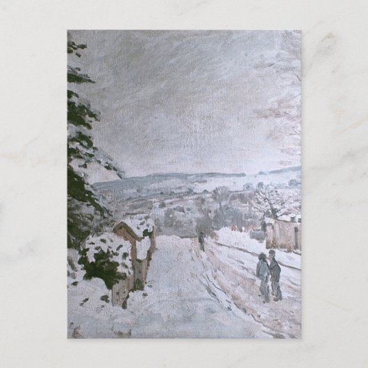 ALFRED SISLEY - SCHNEE BEI LOUVECIENNES POSTKARTE (Vorderseite)