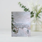 ALFRED SISLEY - SCHNEE BEI LOUVECIENNES POSTKARTE (Stehend Vorderseite)