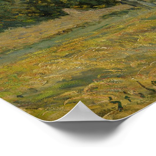 Alfred Sisley | Seine in Billancourt Poster (Ecke)