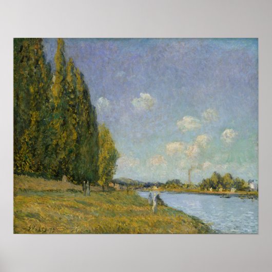 Alfred Sisley | Seine in Billancourt Poster (Vorne)