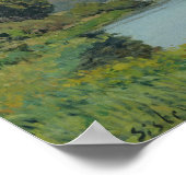 Alfred Sisley | Seine in Bougival Poster (Ecke)