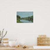 Alfred Sisley | Seine in Bougival Poster (Küche)