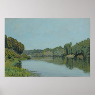 Alfred Sisley Seine in Bougival Poster