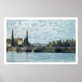 Alfred Sisley | Seine in Bougival Poster (Vorne)