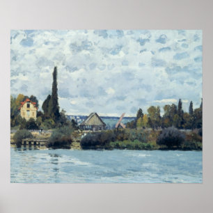 Alfred Sisley   Seine in Bougival Poster