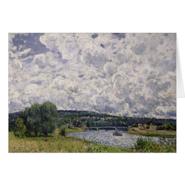 Alfred Sisley | Seine in Suresnes (Vorderseite (Horizontal))