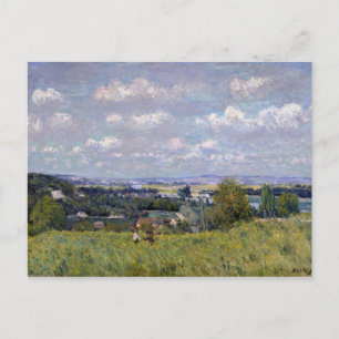Alfred Sisley   Seine-Tal in St-Cloud Postkarte