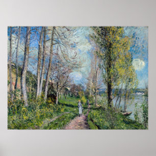Alfred Sisley - Seine-Ufer bei By Poster