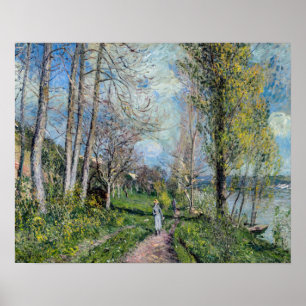 Alfred Sisley - Seine-Ufer bei By Poster