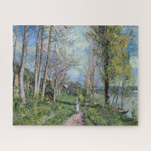 Alfred Sisley - Seine-Ufer bei By Puzzle (Horizontal)