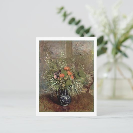 Alfred Sisley | Stillleben wild lebender Blume Postkarte (Stehend Vorderseite)
