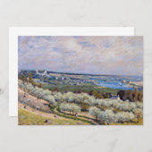 Alfred Sisley - Terrasse auf Saint-Germain, Frühja Einladung (Vorne/Hinten)