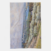 Alfred Sisley - Terrasse auf Saint-Germain, Frühja Geschirrtuch (Vertikal)