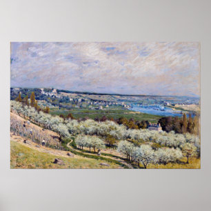 Alfred Sisley - Terrasse auf Saint-Germain, Frühja Poster