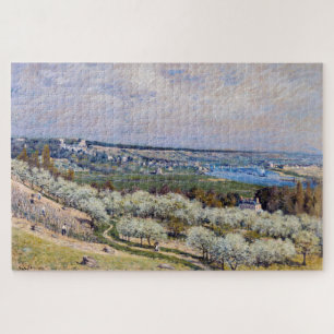 Alfred Sisley - Terrasse auf Saint-Germain, Frühja Puzzle