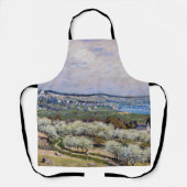 Alfred Sisley - Terrasse auf Saint-Germain, Frühja Schürze (Vorderseite)