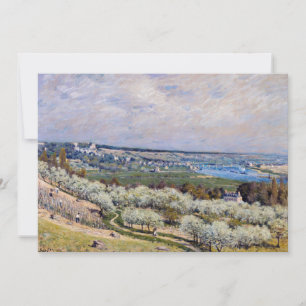 Alfred Sisley - Terrasse in Saint-Germain, Frühlin Dankeskarte