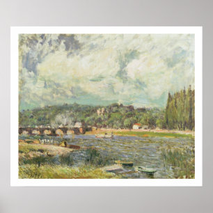 Alfred Sisley   The Bridge at Sevres Poster