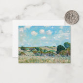 Alfred Sisley - The Meadow Mitteilungskarte (Vorderseite/Rückseite Beispiel)