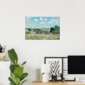 Alfred Sisley - The Meadow Poster (Heimbüro)