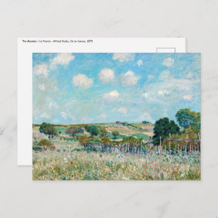 Alfred Sisley - The Meadow Postkarte