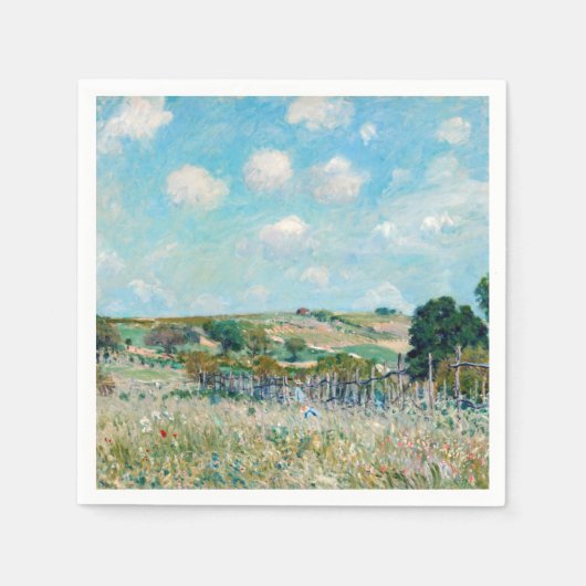 Alfred Sisley - The Meadow Serviette (Vorderseite)
