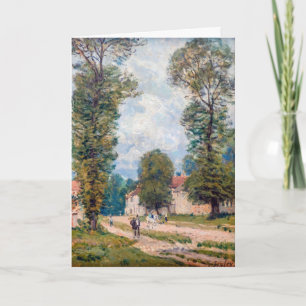 Alfred Sisley - The Versailles Road Karte