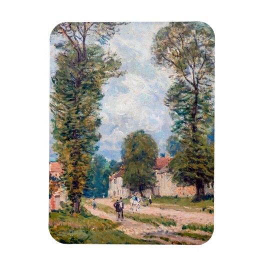 Alfred Sisley - The Versailles Road Magnet (Vertikal)