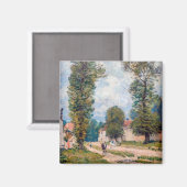 Alfred Sisley - The Versailles Road Magnet (Vorderseite/Rückseite)
