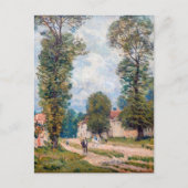 Alfred Sisley - The Versailles Road Postkarte (Vorderseite)