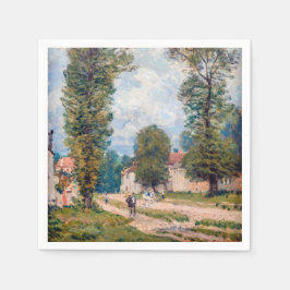 Alfred Sisley - The Versailles Road Serviette