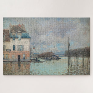 Alfred Sisley - Überschwemmung bei Port-Marly 1876 Puzzle
