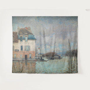 Alfred Sisley - Überschwemmung bei Port-Marly 1876 Wandteppich