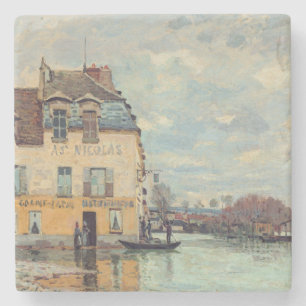 Alfred Sisley - Überschwemmung in Port-Marly 1872 Steinuntersetzer