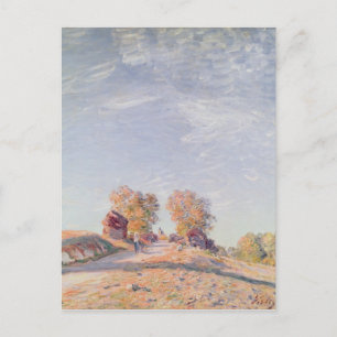 Alfred Sisley   Uphill Road in Sunshine Postkarte
