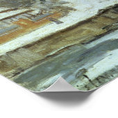 Alfred Sisley | Wasserstelle in Marly-le-Roi Poster (Ecke)